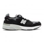 New Balance Black and Grey Made In US 993 Sneakers (WR993)