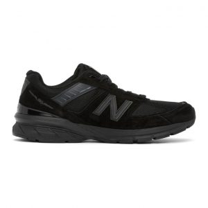 New Balance Black Made In US 990v5 Sneakers (M990BB5)