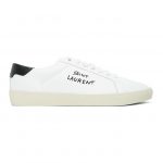 Saint Laurent White and Black Court Classic Sneaker (61068508G10)
