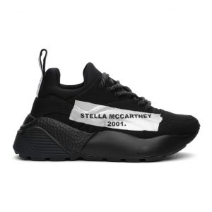 Stella McCartney Black Canvas Eclypse Sneakers (800257N0169)