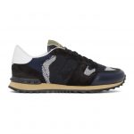 Valentino Navy and Black Valentino Garavani Rockrunner Sneakers (UY2S0723QRK)