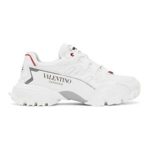 Valentino White Valentino Garavani Climbers VLogo Sneakers (UY2S0C20LJP)