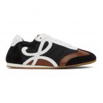Loewe Black and Brown Ballet Runner Sneakers (L815282X16)