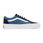 Vans Blue and Navy OG Old Skool LX Sneakers (VN0A4P3X5OC)
