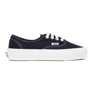Vans Navy OG Authentic LX Sneakers (VN04BV91X7)