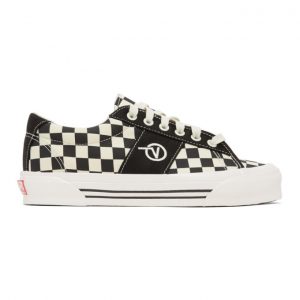Vans Black and White Check OG Sid LX Sneakers (VN0A4U13XC8)