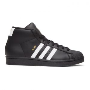 adidas Originals Black Pro Model High-Top Sneakers (FV5723)
