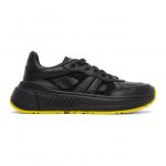 Bottega Veneta Black and Yellow Speedster Sneakers (565646 VJE21)
