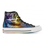 Converse Silver and Multicolor Chuck 70 Pride High Sneakers (167755C)