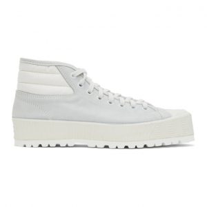 Spalwart Grey Mid Pad Sneakers (3405 791 0000)