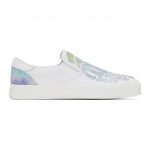 Amiri White Watercolor Skeleton Toe Slip-On Sneakers (F0F23140CL)
