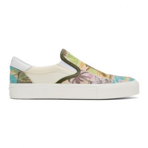 Amiri Multicolor Hawaiian Reconstructed Slip-On Sneakers (F0F23146CO)