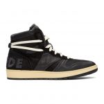 Rhude Black Rhecess Hi Sneakers (RHU07FOM22002)