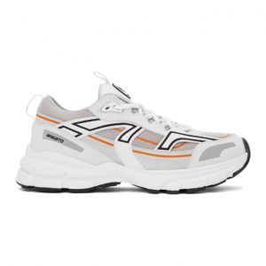 Axel Arigato SSENSE Exclusive White and Orange Marathon R-Trail Sneakers (33065)