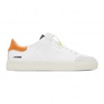 Axel Arigato White and Orange Clean 90 Triple Sneakers (28487)