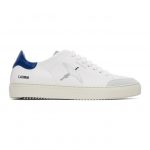 Axel Arigato White and Blue Clean 90 Triple Bird Sneakers (28522)