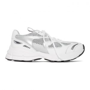 Axel Arigato White and Silver Marathon Sneakers (33036)