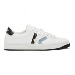Kenzo White K-Logo Kourt Sneakers (FA65SN172L50)