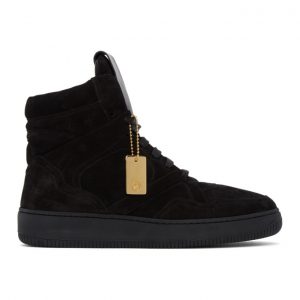 Human Recreational Services Black Mongoose High-Top Sneakers (UI20GF0200X1C8)