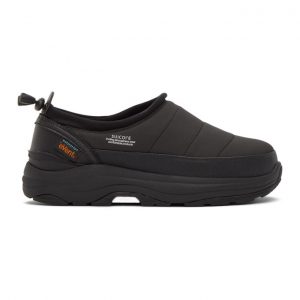 Suicoke Black Insulated Pepper Slip-Ons (OG-235)