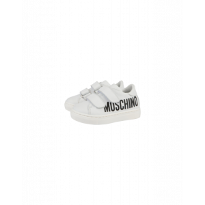 Moschino Ledersneakers Mit Riemen Und Maxi-logo (MNT2016363002)