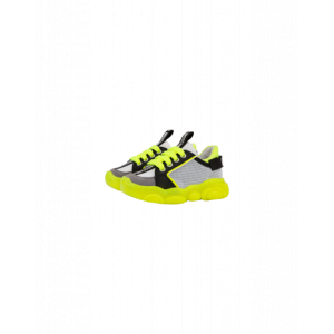 Moschino Sneakers Teddy Fluo Aus Kalbsleder Und Mesh (MNT2016363901)