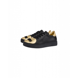 Moschino Sneakers Aus Kalbsleder Gold Teddy (MNT2026569702)