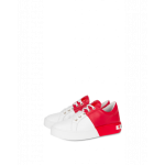 Moschino Zweifarbige Sneakers Aus Kalbsleder (POLJA15013G1AIF110C)