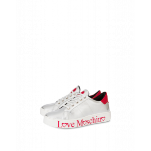 Moschino Sneakers Aus Laminiertem Nappaleder Mit Logo (POLJA15033G1AIB190A)