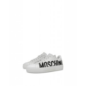 Moschino Ledersneakers Mit Logo (POLMB15012G08GA0100)