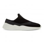 Essentials Black Laceless Backless Sneakers (ES03W19U-SRLEFABACK)