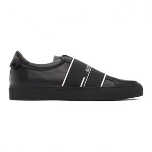 Givenchy Black Urban Street Elastic Sneakers (BH002SH0KY)