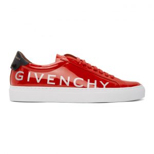 Givenchy Red Patent Urban Knots Sneakers (BH0002H0L3)