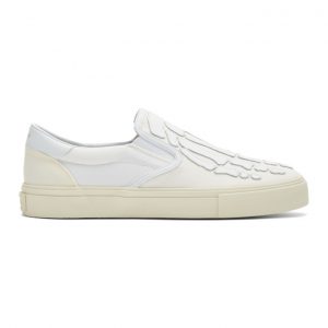 Amiri White Skeleton Toe Slip-On Sneakers (Y0F23419CY)