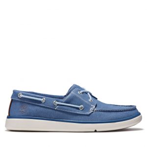 Timberland Eastham River Baumwollstretch Hemd Blau (A1YJK100)