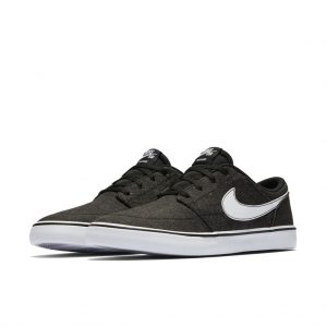 Nike SB Solarsoft Portmore II Skateboardschuh – Schwarz Schwarz (880269-001)
