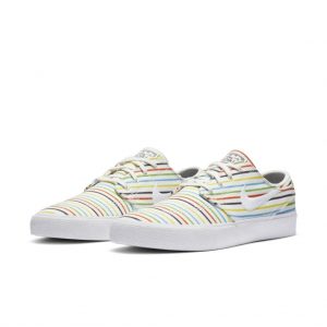 Nike SB Zoom Stefan Janoski Canvas RM Premium Skateboardschuh – Weiß Weiß (AQ7878-100)