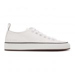 Common Projects White Canvas Tournament Low Sneakers (4127)
