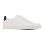 Common Projects White and Black Retro Low Sneakers (6019)