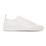 Common Projects White Leather Tournament Low Sneakers (4125)