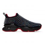 Christian Louboutin Black Spike Sock Sneakers (1200318)