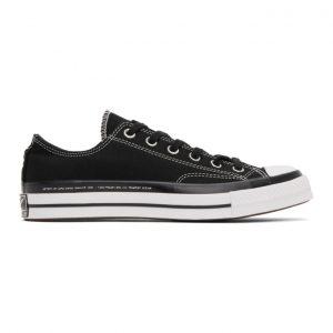 Moncler Genius 7 Moncler Fragment Hiroshi Black Converse Edition Chuck 70 Low-Top Sneakers (4M700 – 00 – 02SLQ)