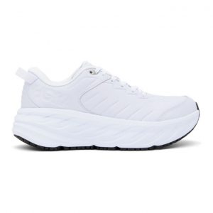 Hoka One One White Bondi SR Sneakers (1110520 WWH)