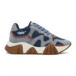 Versace Blue Denim Squalo Sneakers (DSU7703 DTEJG)