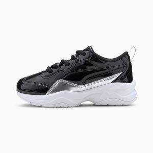 Puma Cilia Patent Schwarz/Weiß/Silber (371630-02)