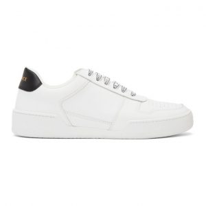 Versace White and Black Ilus Sneakers (DSU7843 DV22G)