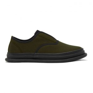 Issey Miyake Men Khaki Amembo Sneakers (ME08AJ002)