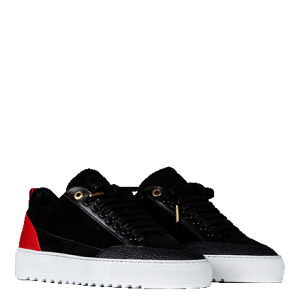 Mason Garments Tia Suede / Leather Black Schwarz (FW19-14A)
