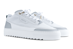 Mason Garments Firenze Leather / Stampato White / Grey Weiß (SS20-23B)
