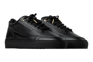 Mason Garments Firenze Leather Stampato Black / Black Schwarz (SS20-23F)